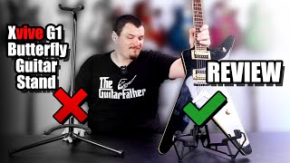 Is This The Future Of Guitar Stands? | Xvive G1 Butterfly Guitar Stand Review What Does G1 Stand For