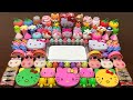 Hello Kitty Slime - Mixing Random Things Into Glossy Slime ! Satisfying Slime Videos #1061