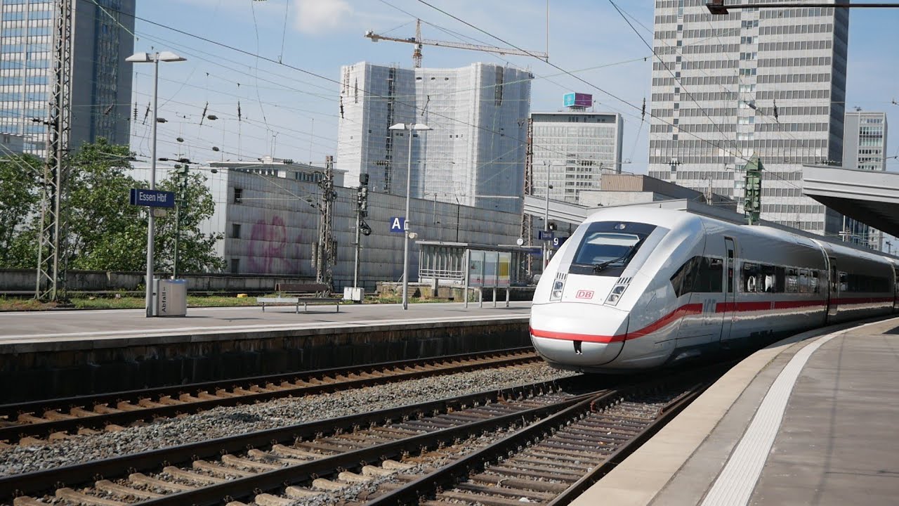 Züge in Essen HBF Mit Br 151 146 101 643 402 412 403 407 422 1428 462 3429 3428 427 428