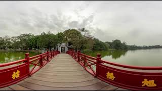 Hanoi in 360°: The Huc Bridge