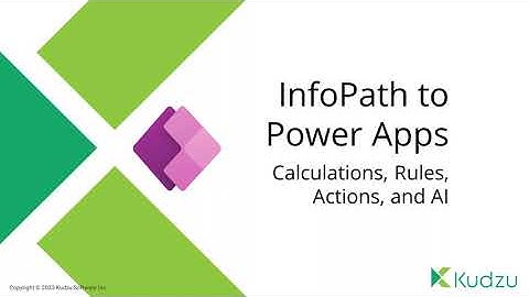 InfoPath to Power Apps