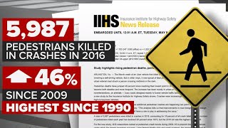 Pedestrian death rate jumps 46 percent from 2009