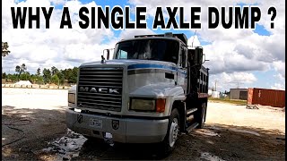 Loud MACK truck / this is why I have a single axle dump truck