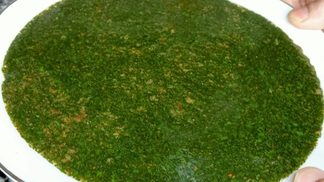 طريقة عمل الملوخية الناشفة بالسلق على أصولها بطعم زمان #اكلات -نونا-الصباحى