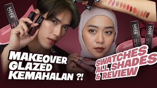 JUARA UMUM! Review dan swatches Makeover powerstay glazed lock lip pigment! Di kulit sawo matang