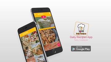 Daily Recipe - Tasty CookBook Android App Promo Video