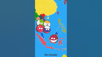 Exploring ASEAN: A Countryball Journey Part = 1 | #shorts #countryballs #ASEAN #mapping #nutshell