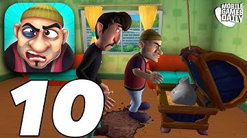 SCARY ROBBER HOME CLASH - Logged Off Level - Gameplay Walkthrough Part 10 (iOS, Android)