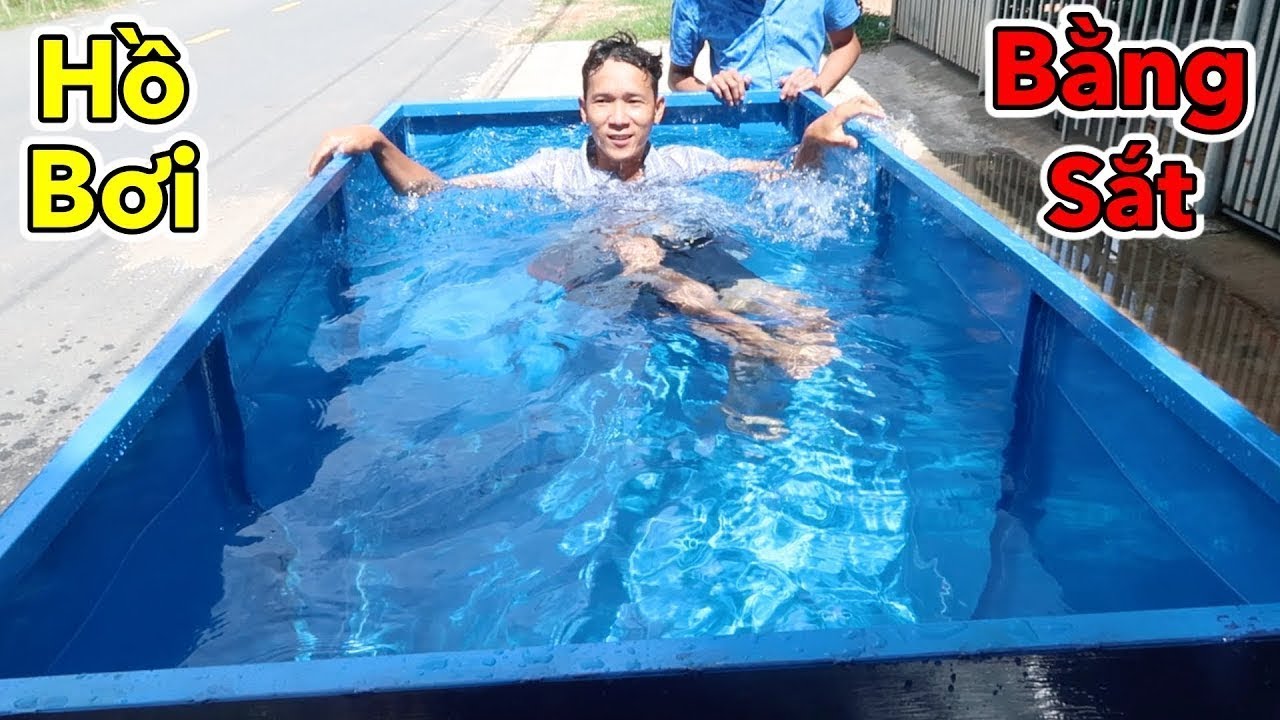 Quy trình mua hồ bơi khi đang ở trong nhà