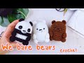 Easy Beginners Amigurumi "We bare bears" tutorial