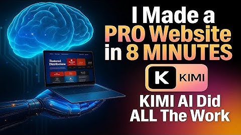 I Made a PRO Website in 8 MINUTES Using a FREE Chinese AI (Kimi)