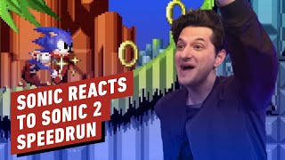 Sonic the Hedgehog's Ben Schwartz Reacts to Sonic 2 Speedrun
