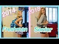 Getting Ready: First Day of Freshman Year vs Last Day of Senior Year!