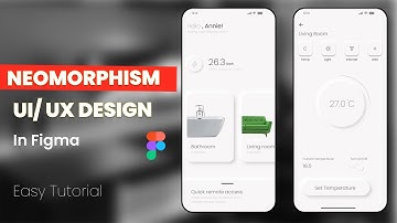 How to make Neomorphism UI/UX Design in figma | Ui/ Ux tutorial