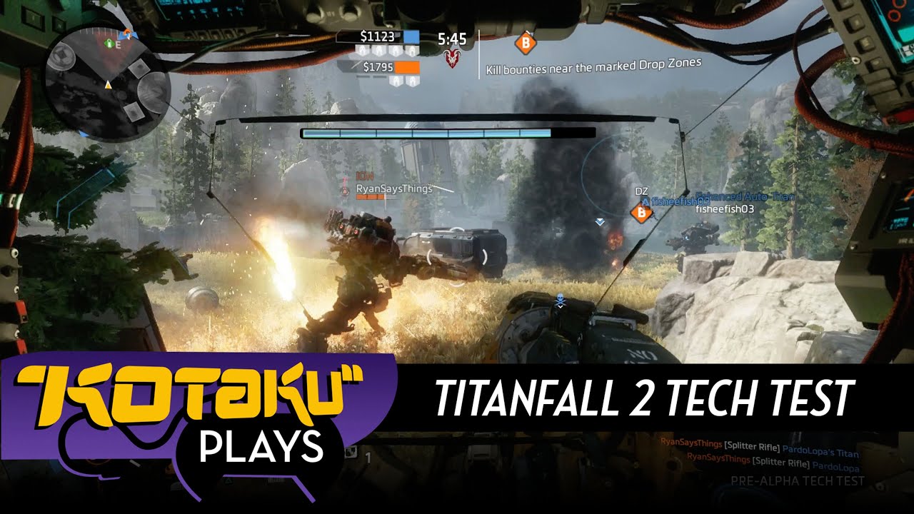 Kotaku Plays The Titanfall 2 Tech Test - YouTube