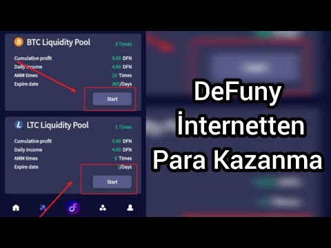 DeFuny - Likidite Havuzu İle DOLAR Kazan - Yeni Sistem!