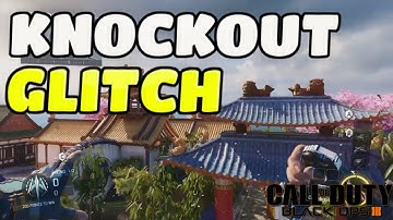 Black Ops 3: Top Of Map On KNOCKOUT! Easy On Top Of Map Glitch! INSANE Trickshot Spot!