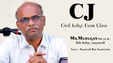 #civiljudgeexam2023 | Burden of Proof by Mr.Murugan, Sub Judge, Nagercoil.