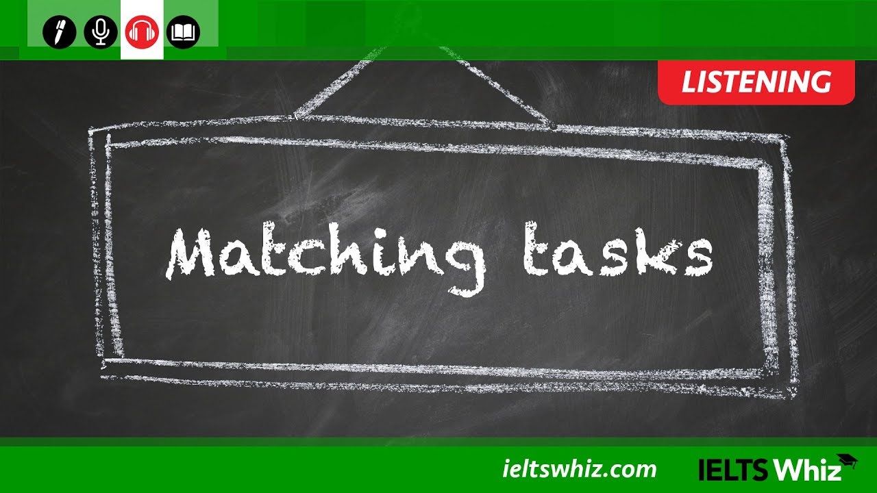 IELTS Listening matching. Practices for Listening matching. Listening matching task