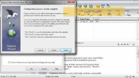 How to Configure a POP email Account with SSL in Pegasus email (Flipper Host)
