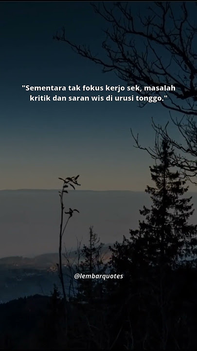 STORY WA TERBARU BAHASA JAWA #shortsvideo