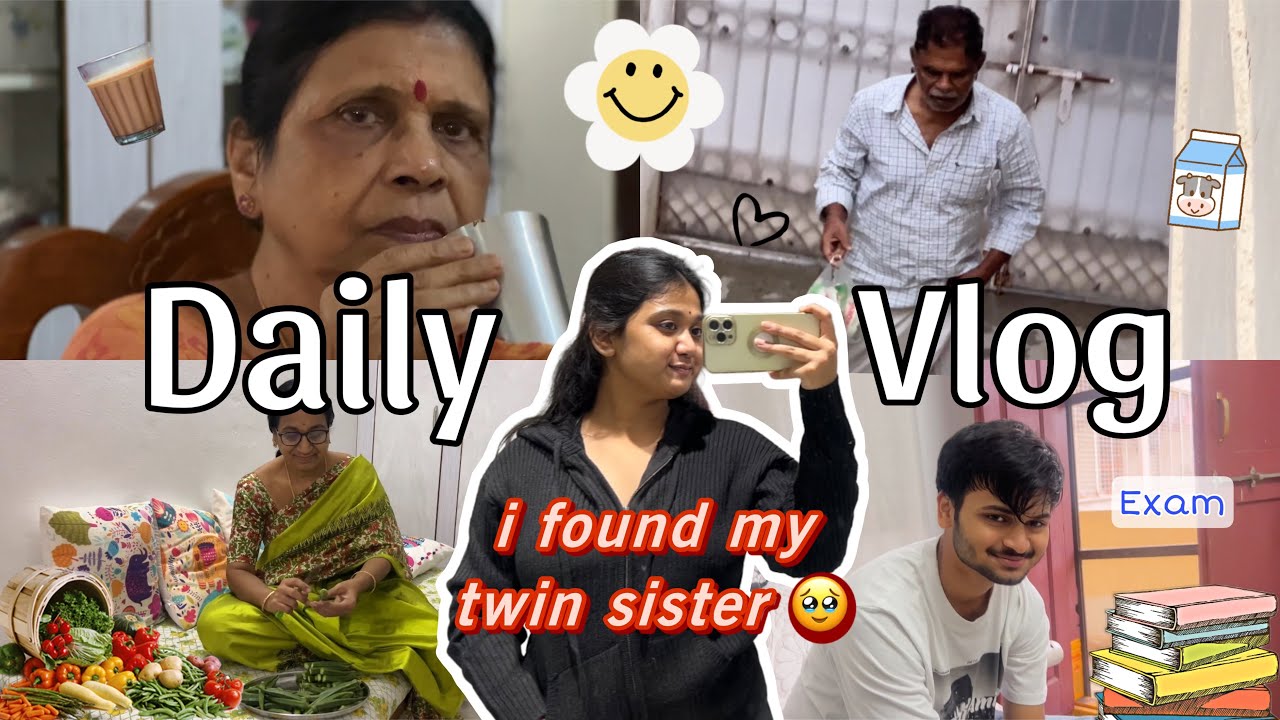 🥹I Found My Twin Sister👧🏻 | Daily Vlogs | Telugu family Vlog #10daysvlogchallenge