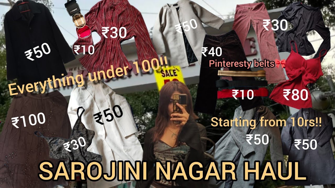 Sarojini Nagar market Delhi | Sarojini nagar haul (Pinterest finds) | Tanishka Pant