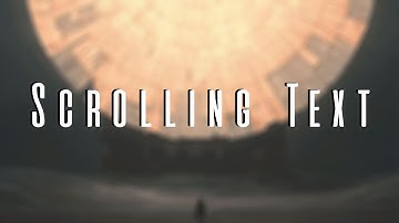 How to make scrolling titles Adobe Premiere Pro CC 2017