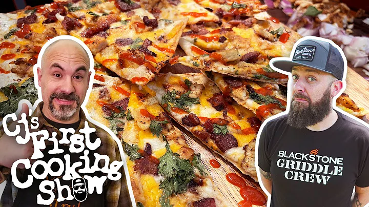 Todd Toven's Chicken Bacon Ranch Pizza | CJ's First Cooking Show | Blackstone Griddles