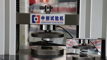 Computer control spring load testing machine