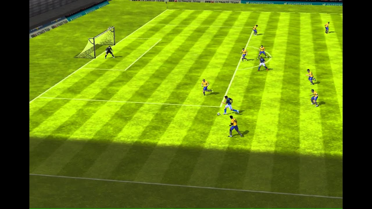 FIFA 14 Trick Shots- Left Footed Hat Trick with Matri