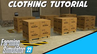 FS22 How To Use Production Chains - Tailor Shop | Farming Simulator 22