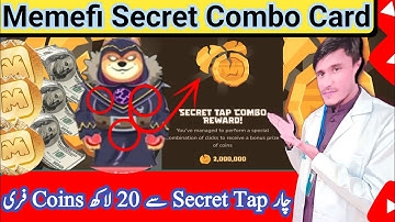 Memefi Secret Combo Card | Memefi Today Combo | FREE 2,000,000 Coins