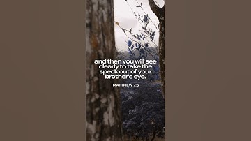 Jesus on Judging Others (Matthew 7:1-5)