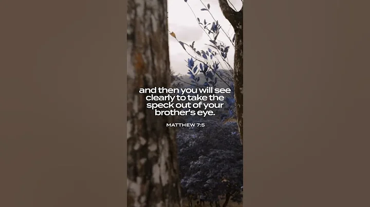 Jesus on Judging Others (Matthew 7:1-5)