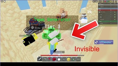 He tried to blend in... (Roblox Bedwars)