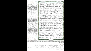 الصفحة٤٠من المصحف الشريف برواية حفص عن عاصم القارئ د.بريك سعد بريك- إجازة التجويد من الأزهر الشريف