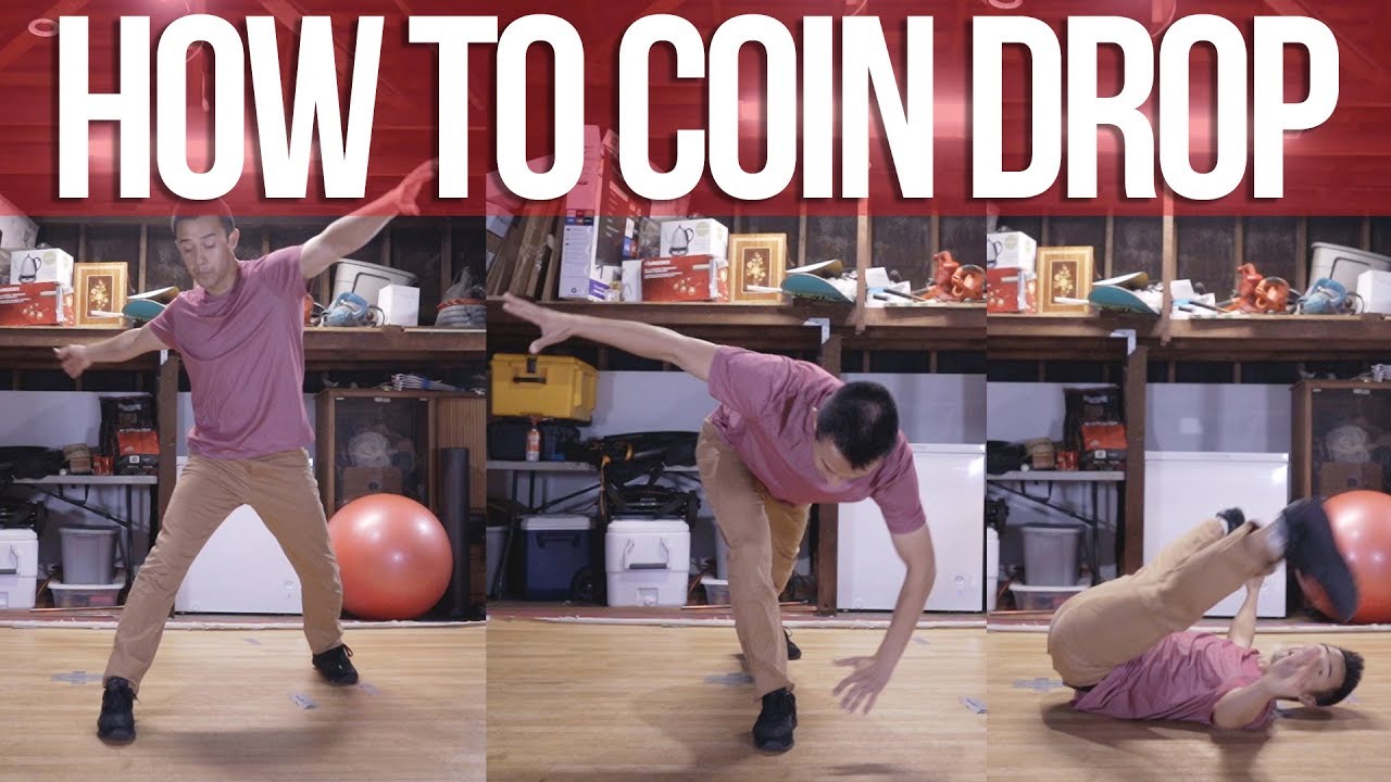 How To Coin Drop Power Moves Intermediate Breaking Tutorial Youtube Break Dance Ball Exercises Taekwondo