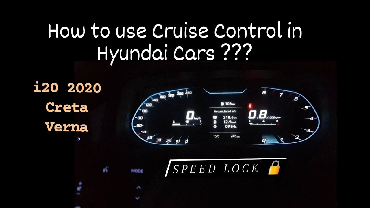 cruise control hyundai i20