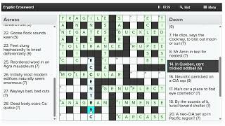 Lovatts Daily Cryptic Crossword - 20 November, 2025