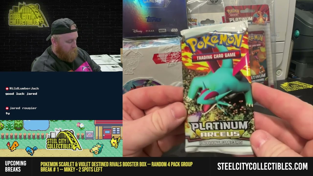 Pokemon Platinum Arceus Blister Pack - Random Card Group Break #1 -- Mikey