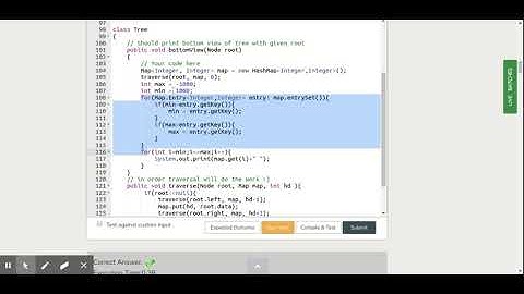 Bottom View of Binary Tree | Practice | GeeksforGeeks