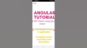 pdf viewer ionic 5 example | ionic 5 tutorial  #shorts  #ionic #ionicframework #ionic5