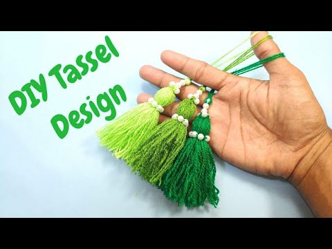 Tassel How to Make - Woolen Craft Idea Tassels Making - YouTube