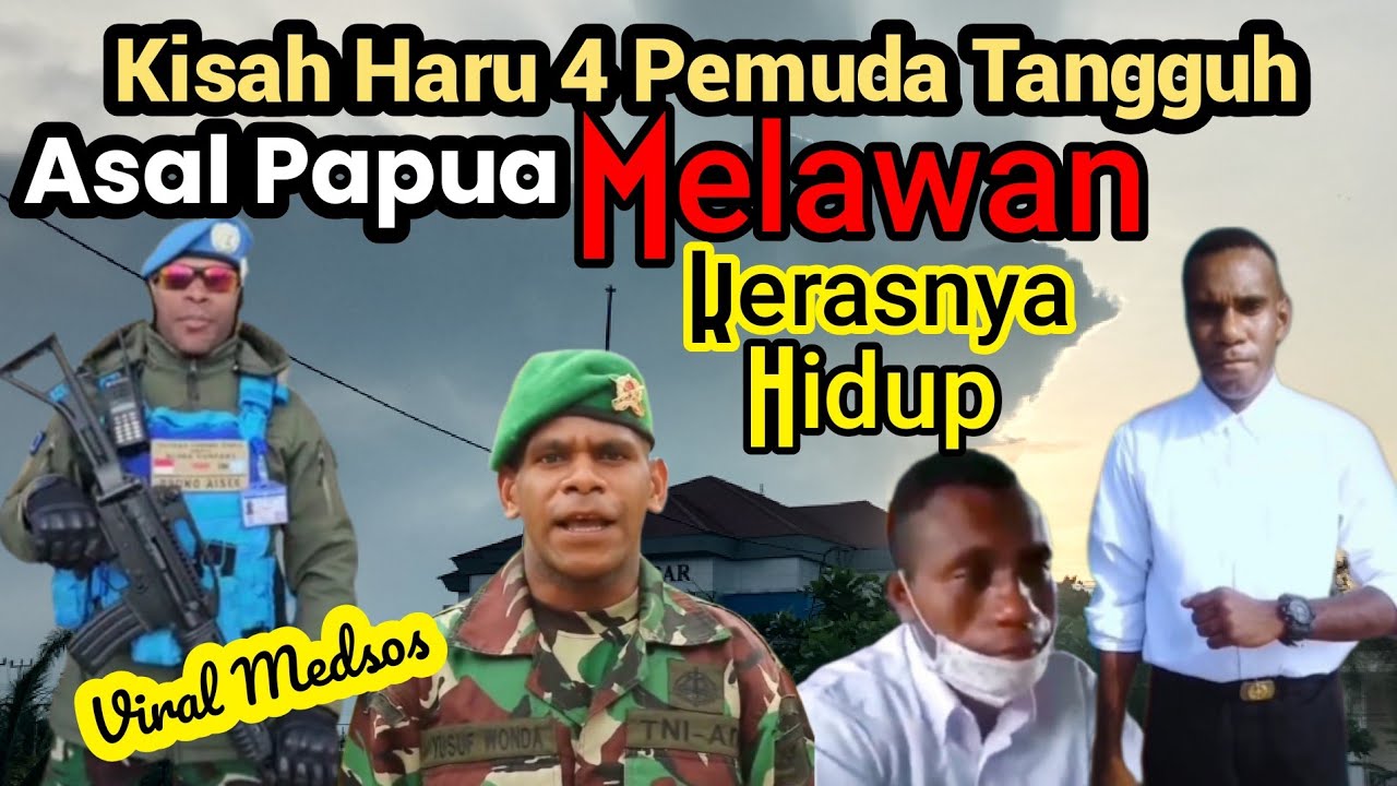 Kisah Haru dibalik Perjuangan 4 Anak Tangguh dari Papua Demi Merubah Nasib kini jadi TNI