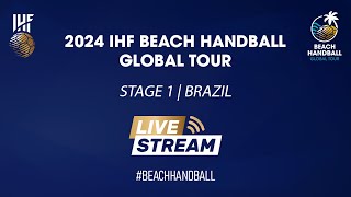 Argentina vs Brazil | Round Robin | 2024 IHF Men's Beach Handball Global Tour