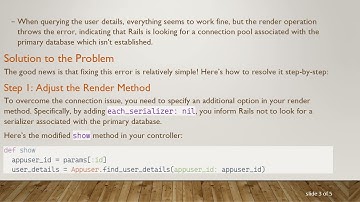 Resolving ActiveRecord::ConnectionNotEstablished Error in Rails 6 API