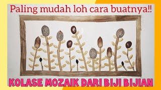Cara membuat kolase mozaik dari biji bijian, gambar tumbuhan bunga. Cara membuat kolase mozaik dari biji bijian, gambar tumbuhan bunga.