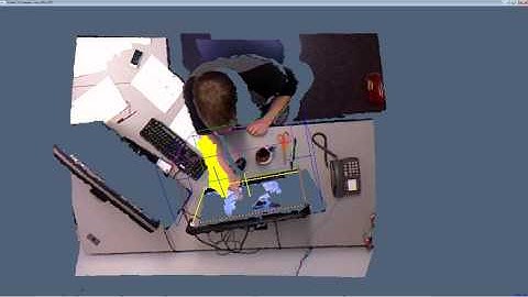 Kinect multi-touch hand differentiation and head tracking demo