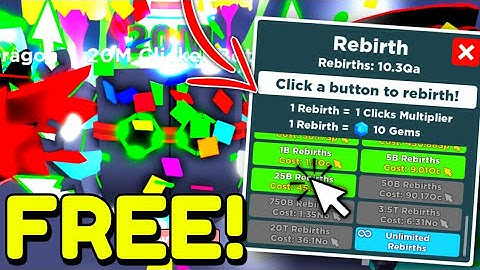 😱AUTO REBIRTH WHILE HATCHING FOR FREE Clicker Simulator